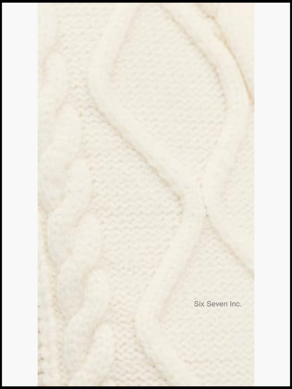 Women's Cable Knit Sweater Vest Mid-Weight Stretch - Picture 6 of 6